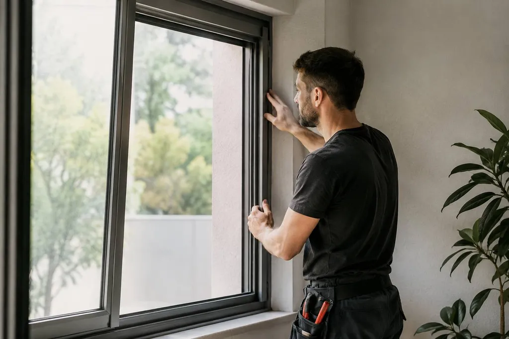 Visite technique des ouvrants et des bouches de ventilation dans une entreprise tertiaire à Lyon