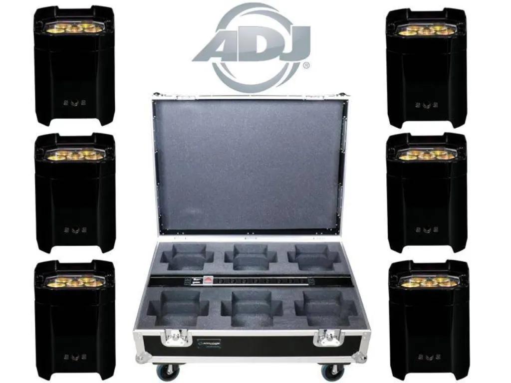 pack de 6 ADJ element QAIP