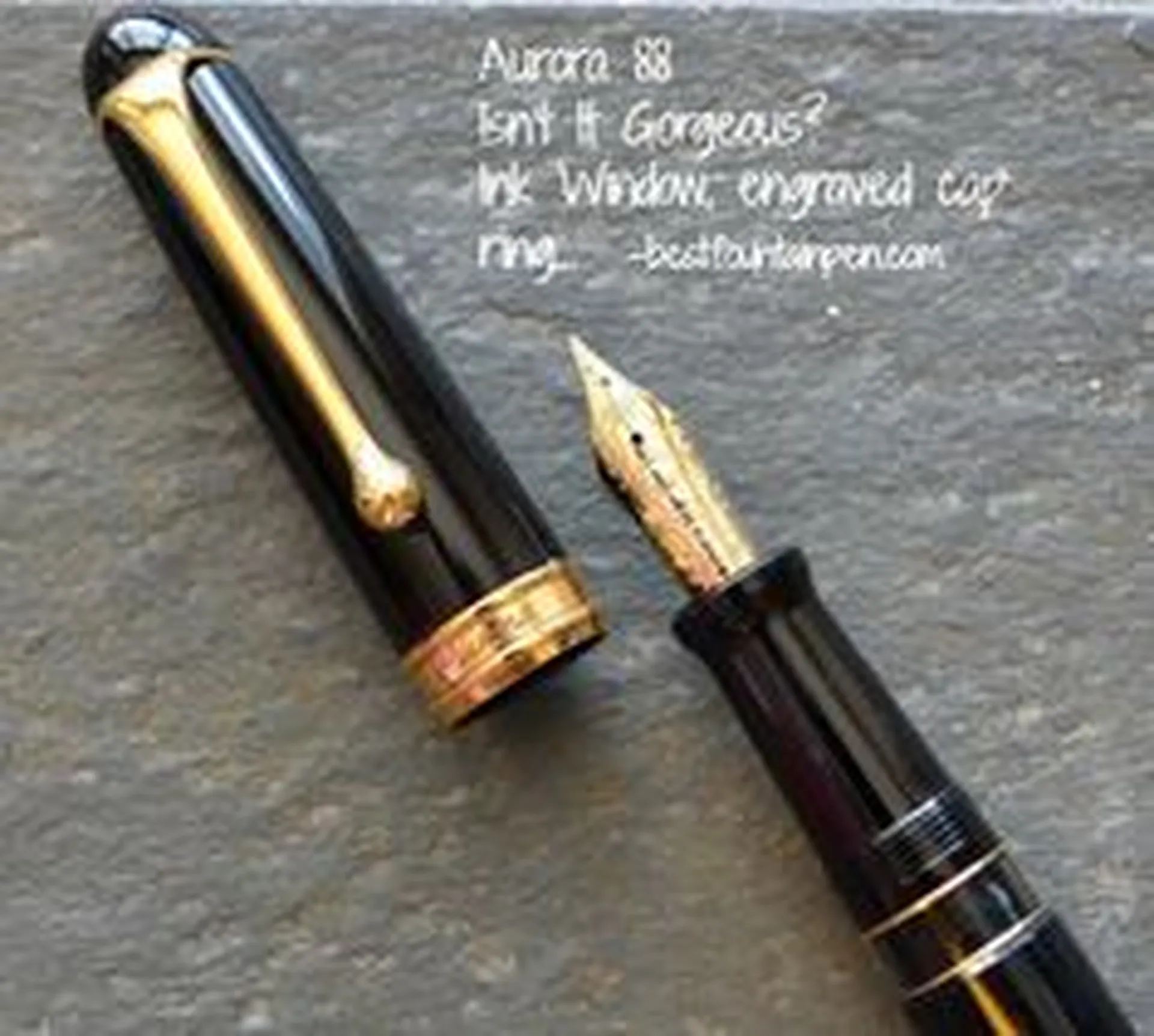 Stylos plume Aurora Bassin d'Arcachon Or Ligne La Teste Bassin d'Arcachon