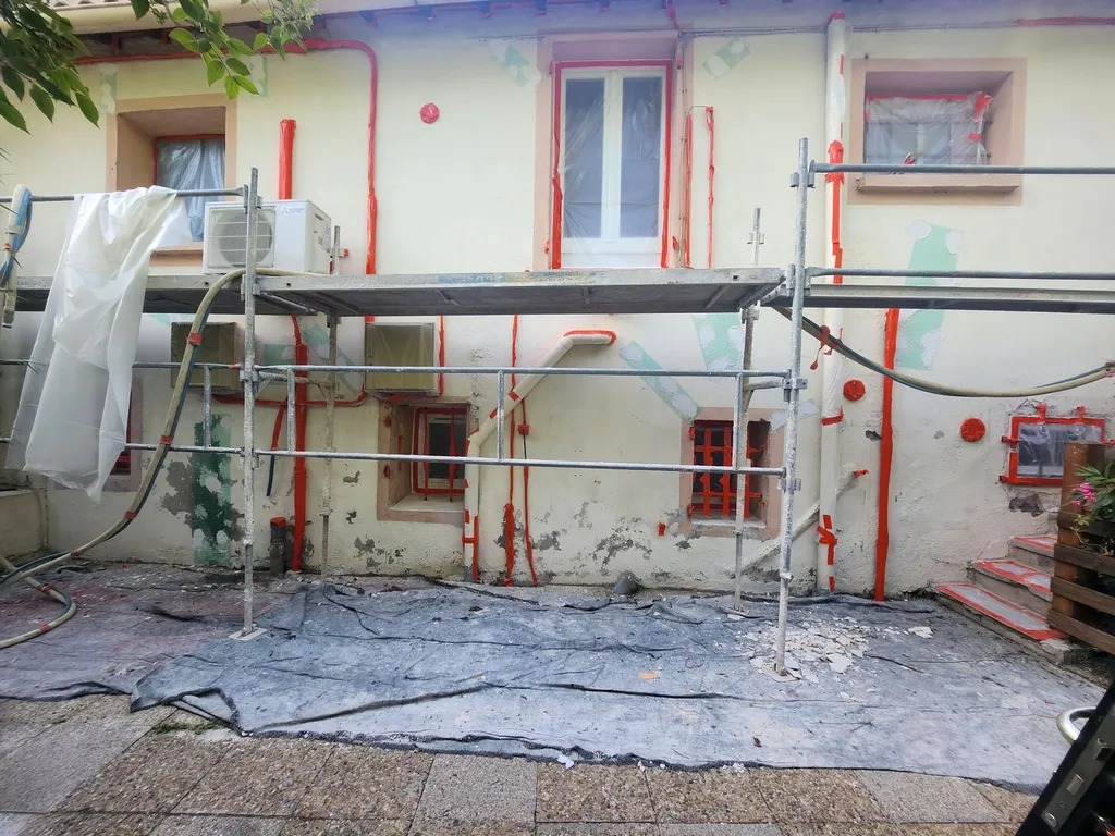 préparation maison pour réalisation crépi à Hyères