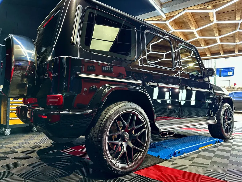 Protection carosserie traitement céramique lyon Mercedes G63 AMG