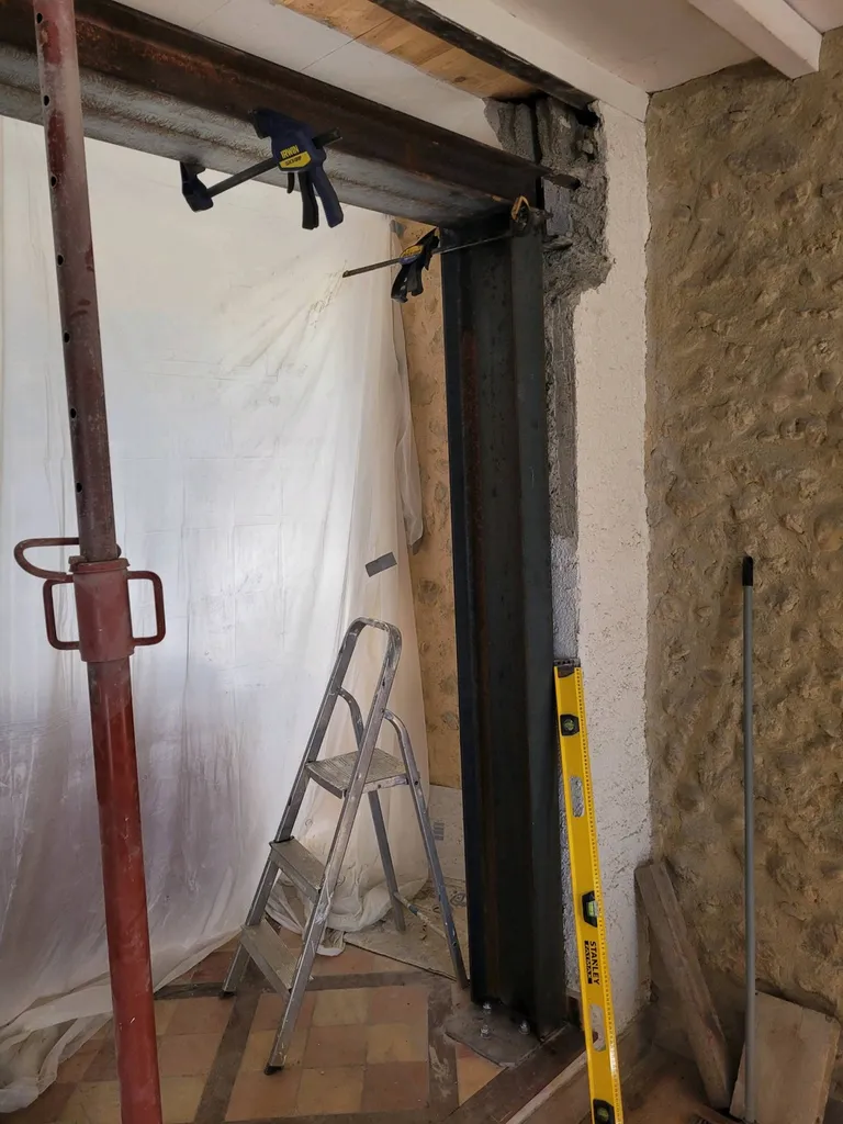 Ouverture d'un mur porteur pour un client particulier à Mérignac en Gironde