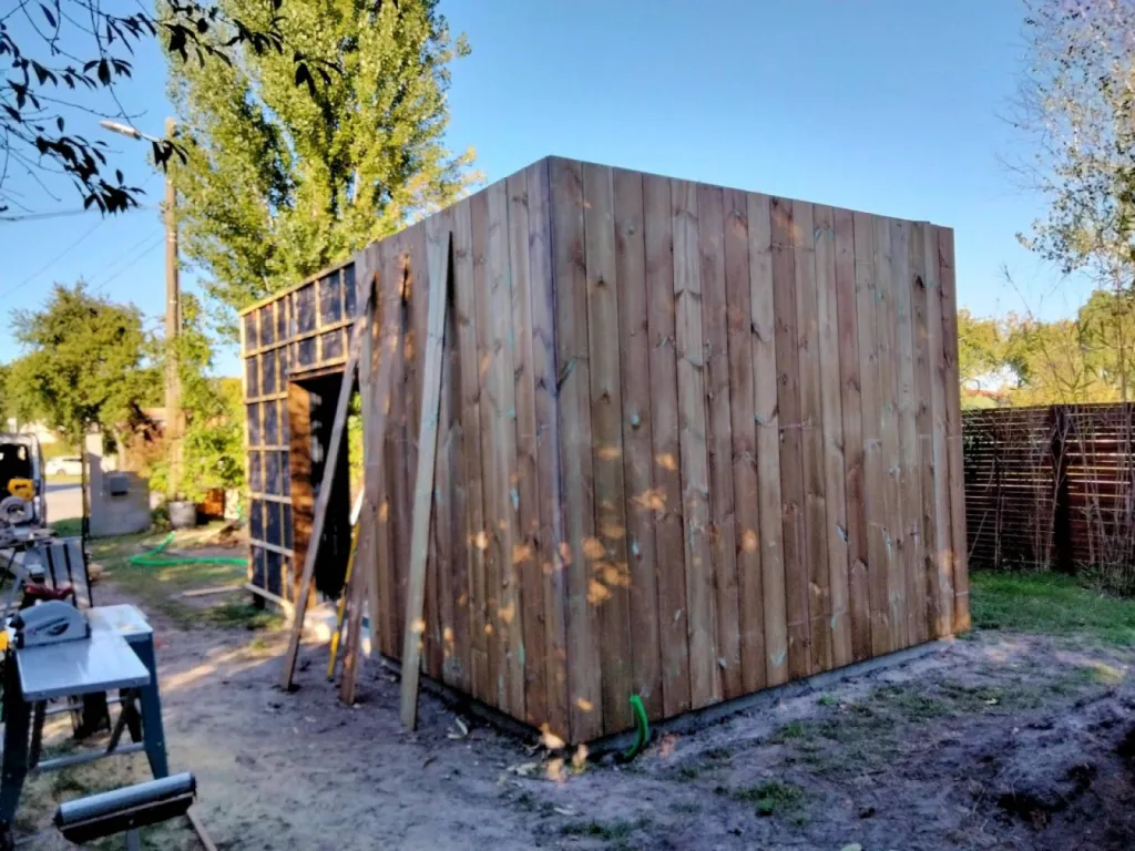 Bardage en pin des landes