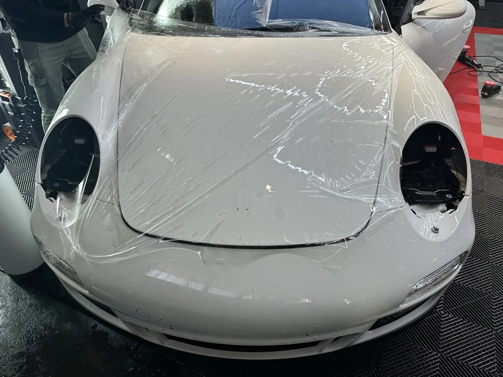 comment protéger sa voiture avec un traitement céramique sur Porsche 911 proche de lyon 