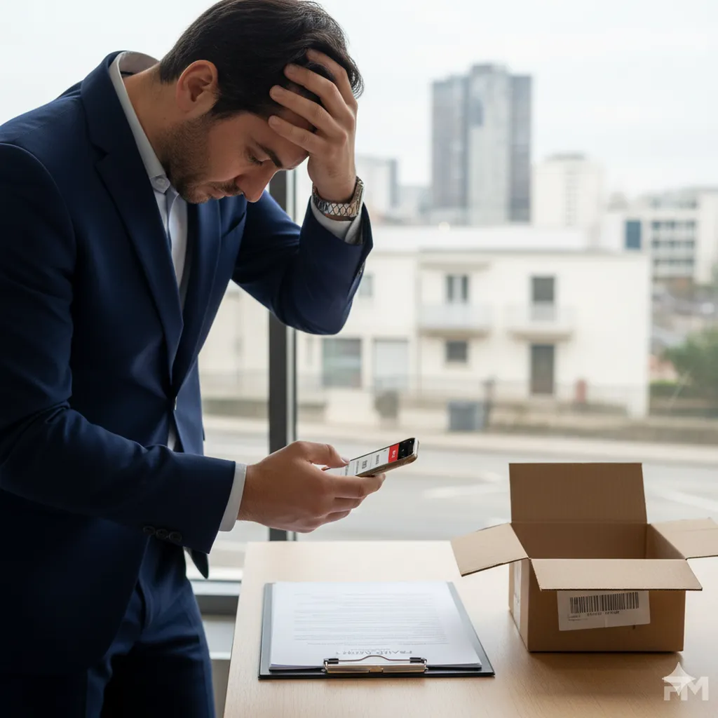 Constat d’huissier à Lyon, Chanopost, Villeurbanne pour escroquerie à la non-livraison