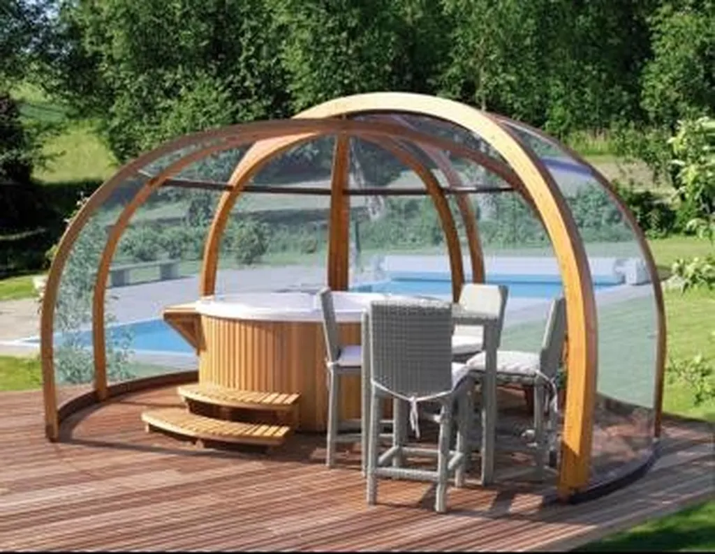 Abri SPA en bois