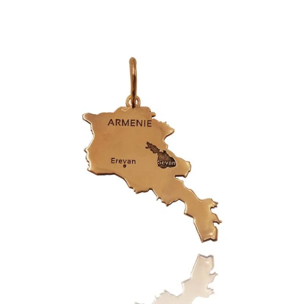 pendentif carte d'arménie
