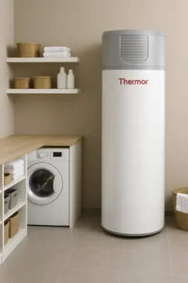 Installation d'un ballon thermodynamique familial Thermor haute performance énergétique près de Savigny-le-Temple