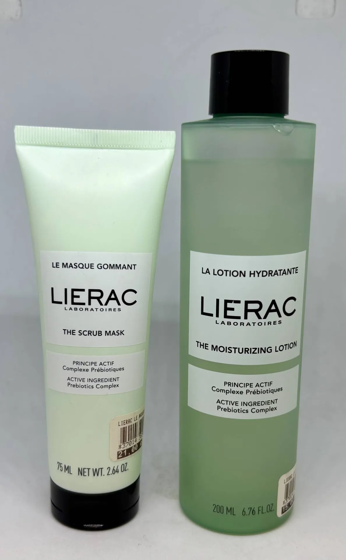 LIERAC MASQUE GOMMANT / LOTION HYDRATANTE 