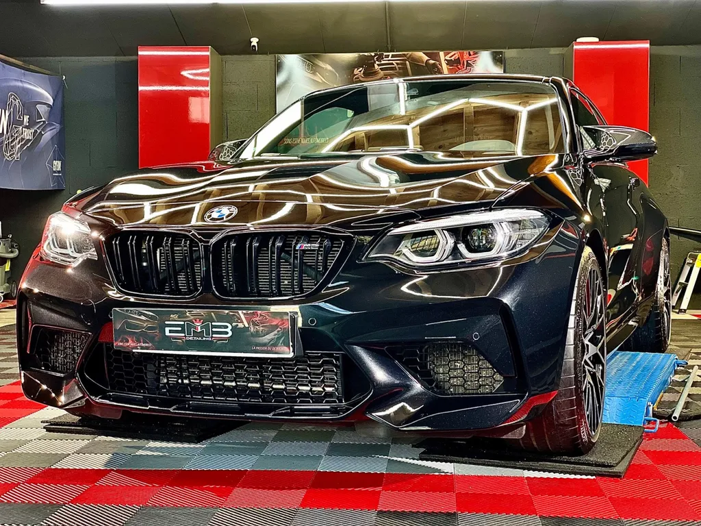 Protection carrosserie Lyon Bmw M2 compétition traitement céramique protection carrosserie PPF 