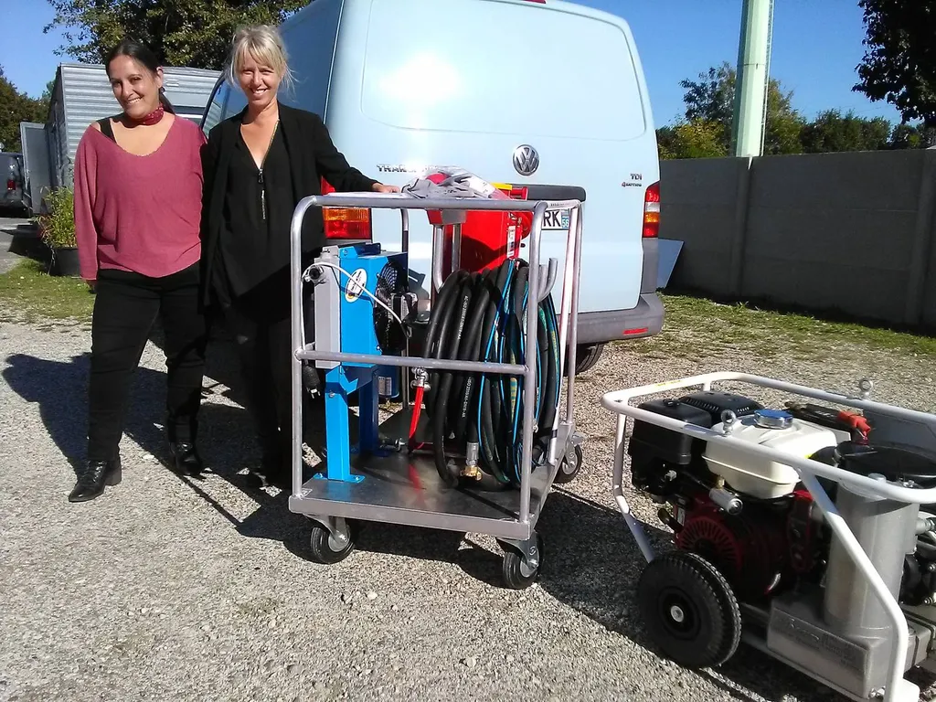 Aérogommage Hydrogommage Matériel Complet Sur Chariot  skd en 2022