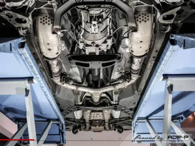 Demi ligne d'échappement Cobra Sport pour Nissan 370z