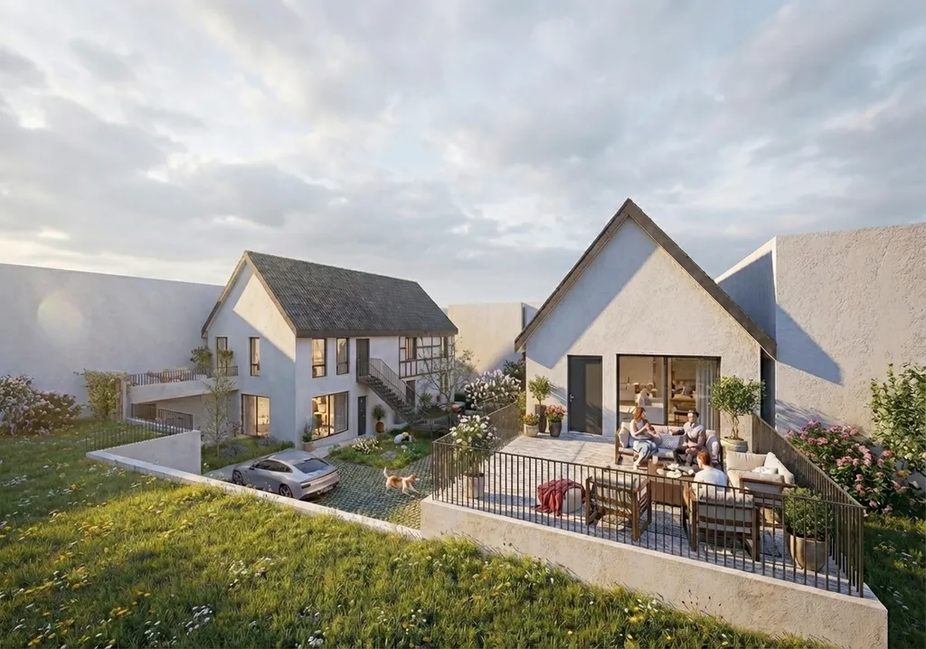 Réhabilitation d'une bâtisse alsacienne en 4 logements - Geudertheim