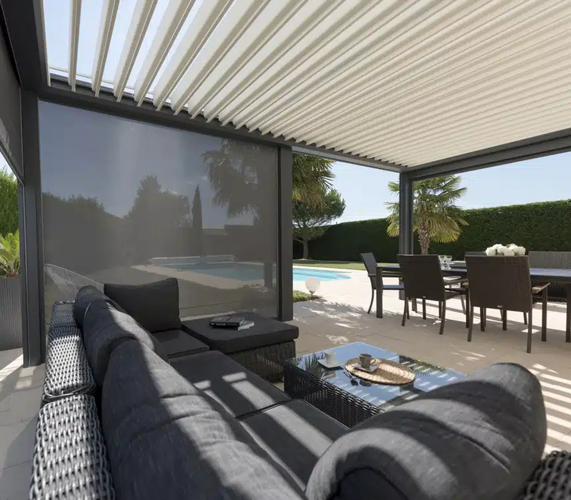 pergolas, qualité, pas chére, bordeaux et alentours, protection solaire