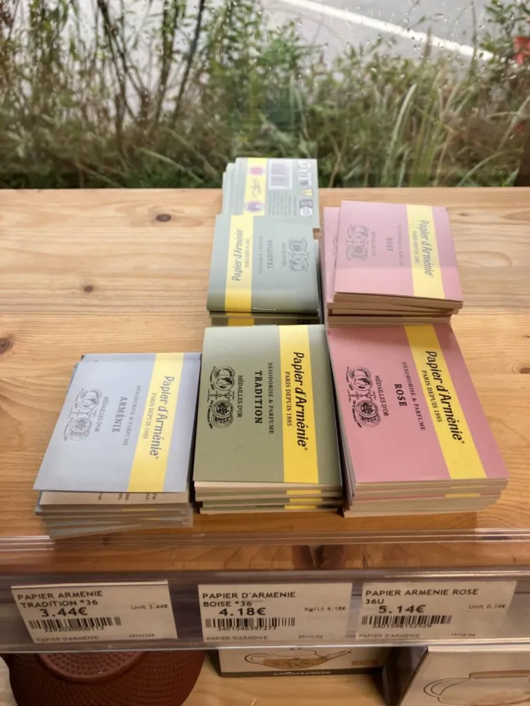 Acheter du papier d’Arménie : désodorisant naturel au benjoin pour un intérieur agréable près de Crêches-sur-Saône proche Mâcon 71