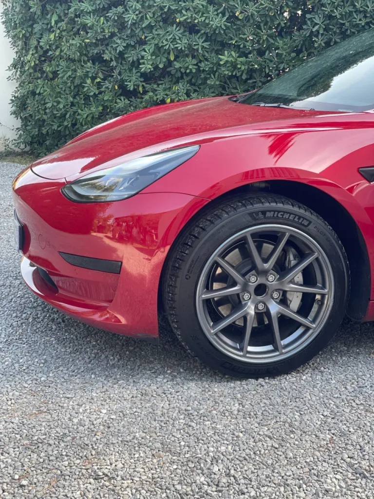 Protection Jantes ALLOYGATOR Tesla Model 3 à Saint Laurent du Var près de Nice.