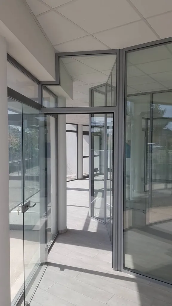 Installation de cloisons vitrées toute hauteur dans un open-space à Nîmes