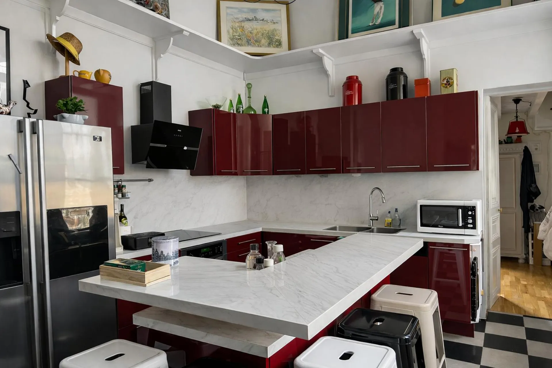 Appartement d’exception avec cour privative et garage – Centre-ville de Dieppe – Normandie – France