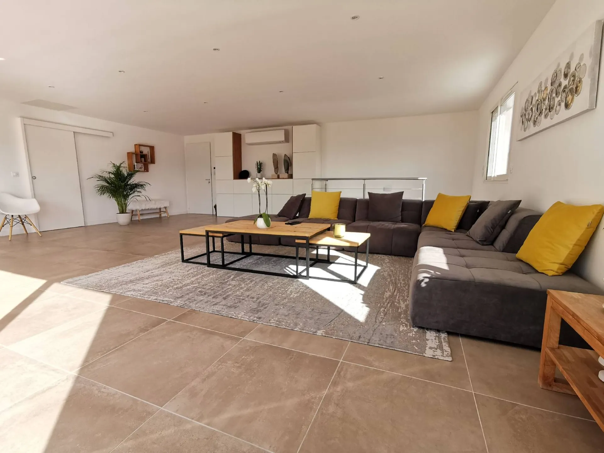 Salon contemporain villa a vendre cassis