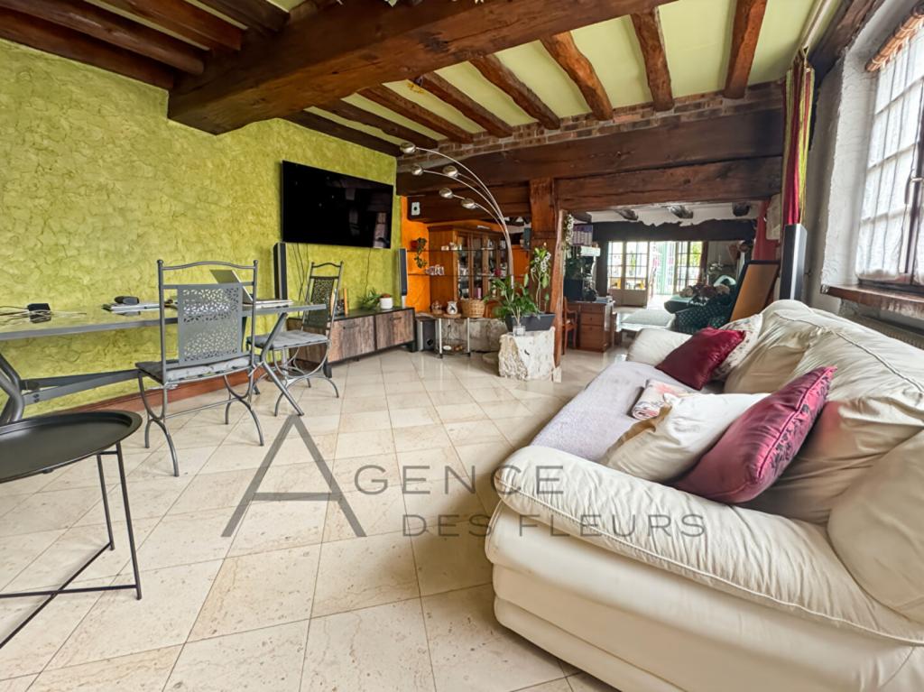 A vendre, maison normande de 124 m2 avec dépendance située à Tourville-la-Rivière
