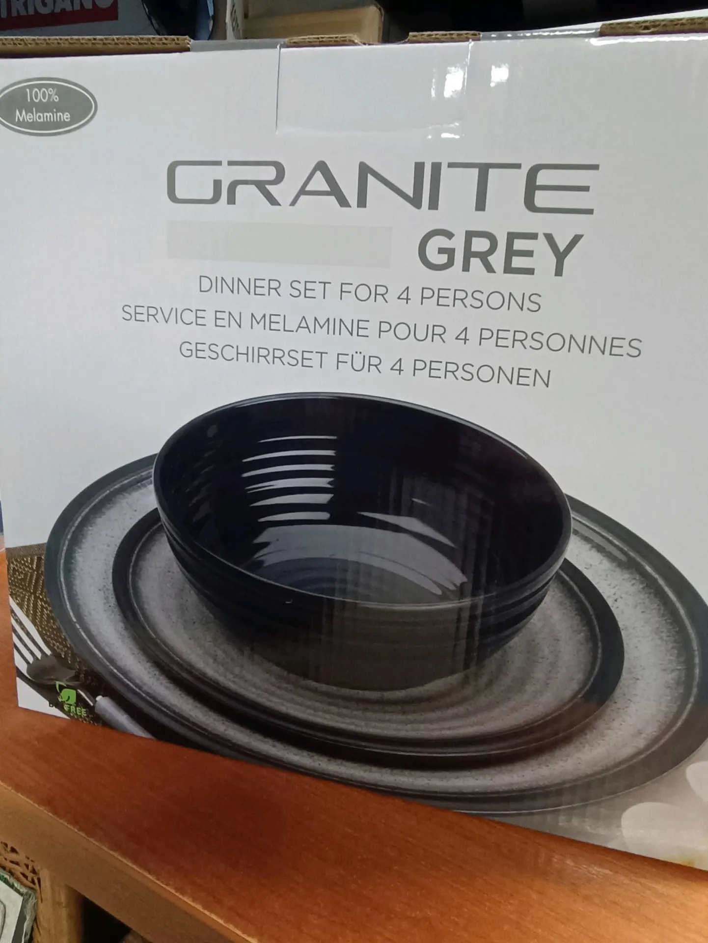 Vend service vaisselle mélamine