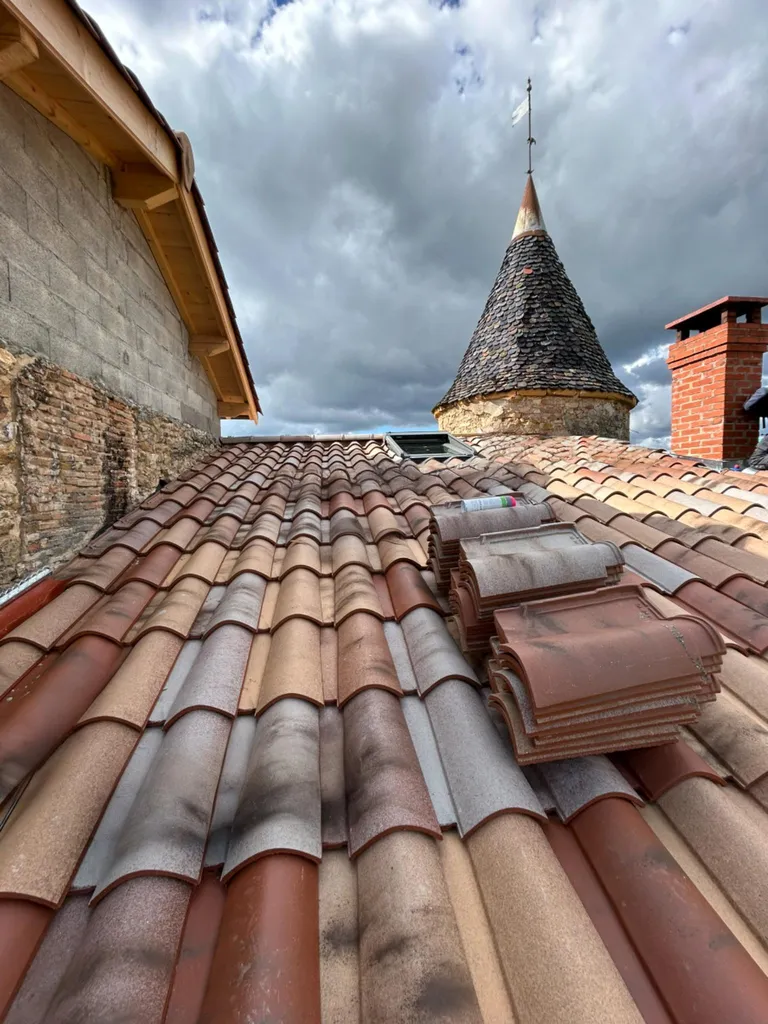 Nouvelle toiture rénovée à Villefranche-sur-Saône avec isolation sarking et confort thermique optimisé