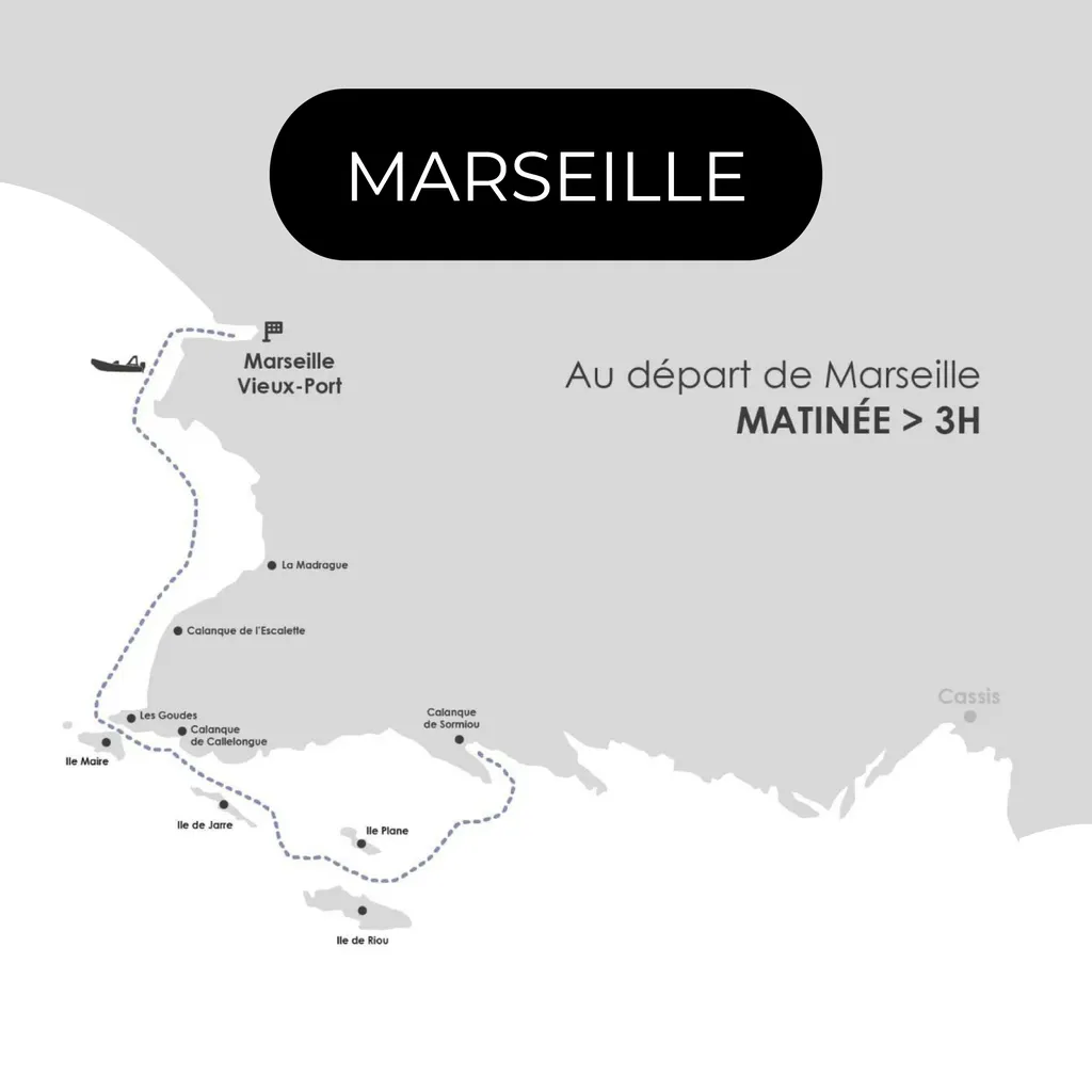 Balade en Bateau départ Marseille matin