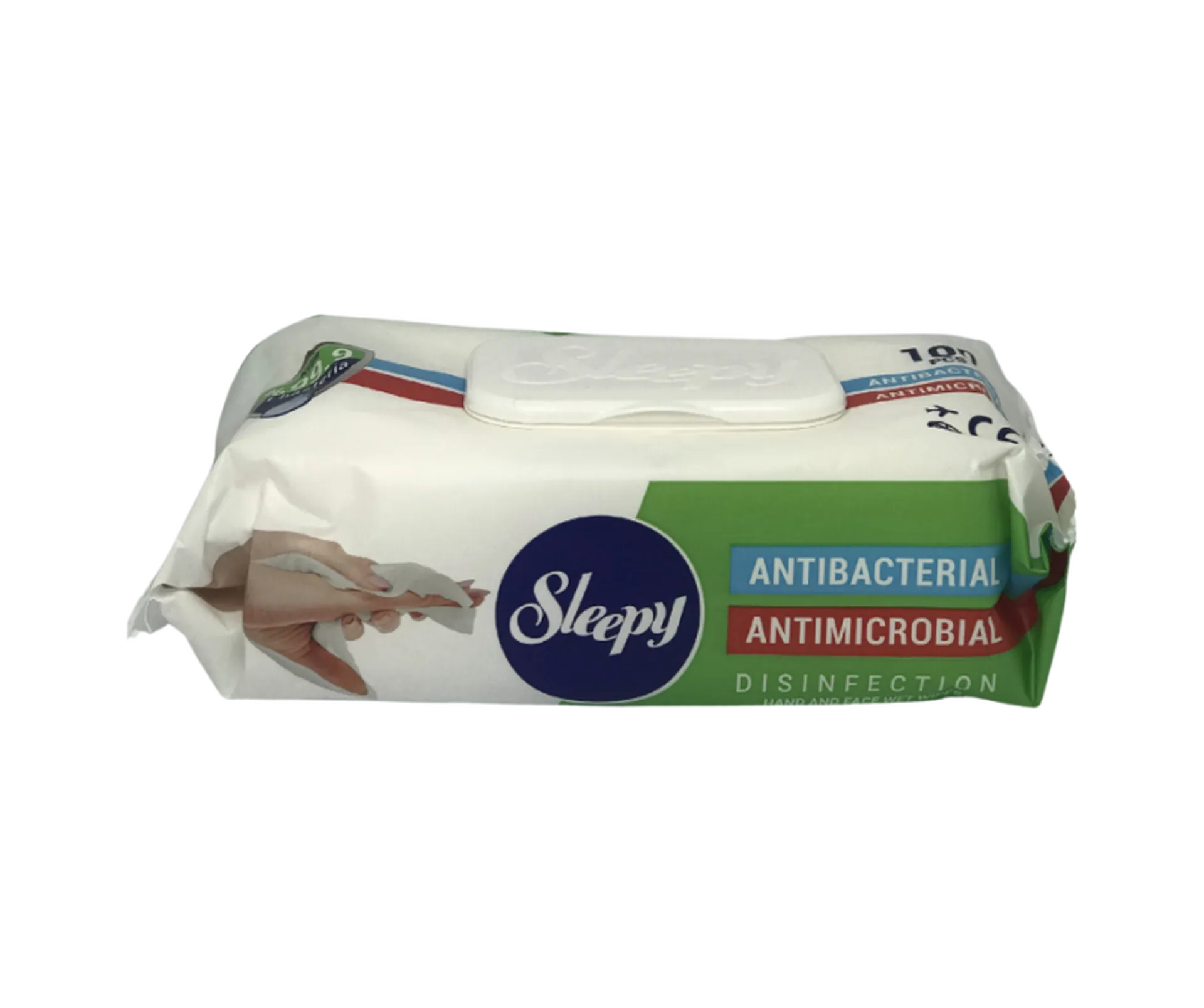Lingettes désinfectantes antimicrobiennes