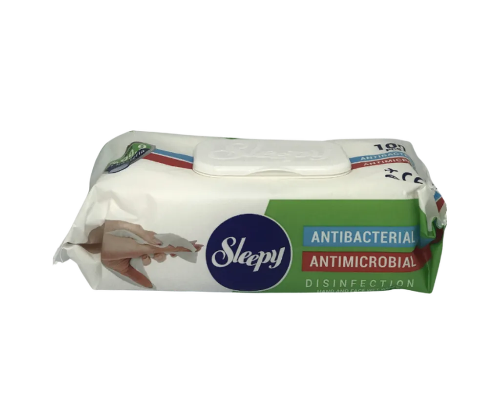 Lingettes désinfectantes antimicrobiennes