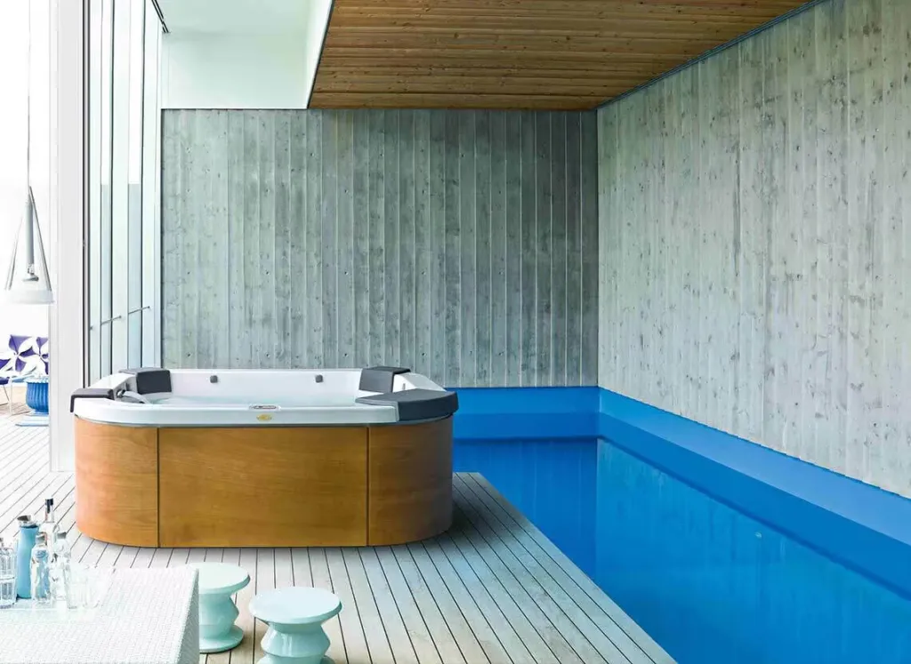 Spa Jacuzzi® 3-4 places Delos : un rituel de bien-être design pour votre intérieur ou jardin