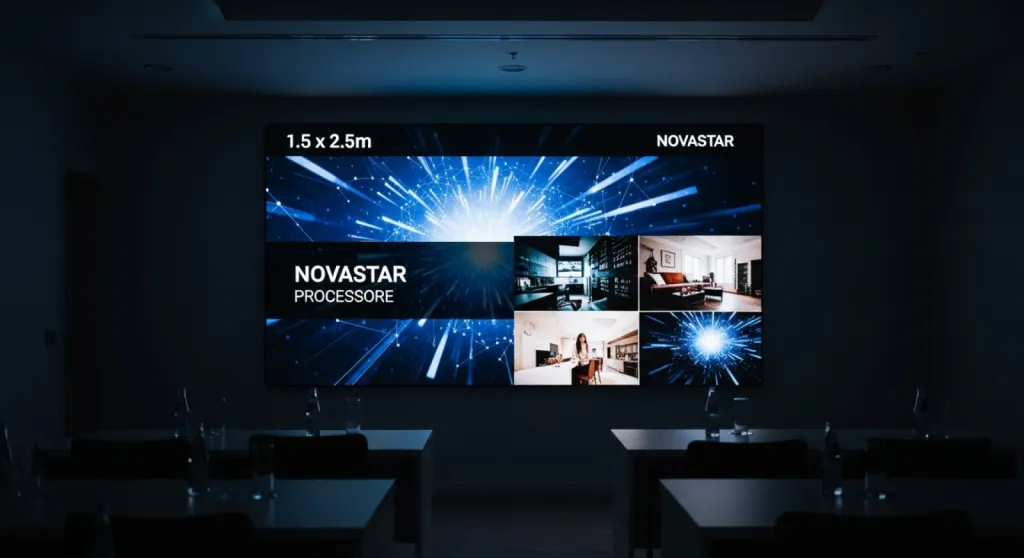 Location écran LED avec processeur Novastar pour diffusion de vidéos pour conférence à Montpellier dès 600 € TTC