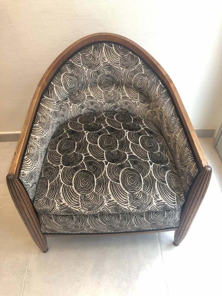 Réfection d'un siège Art Deco à Lyon