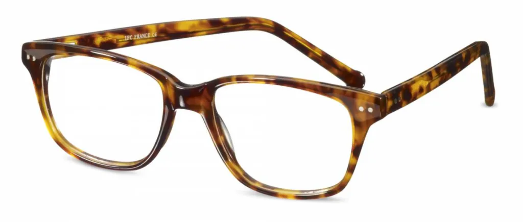 lunette optique monture écaille marron