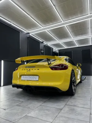 PPF Nice - Porsche GT4 : PPF Bloc Avant, Polissage et Traitement Céramique