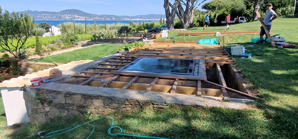 lambourdage bois exotique billinga saint Tropez