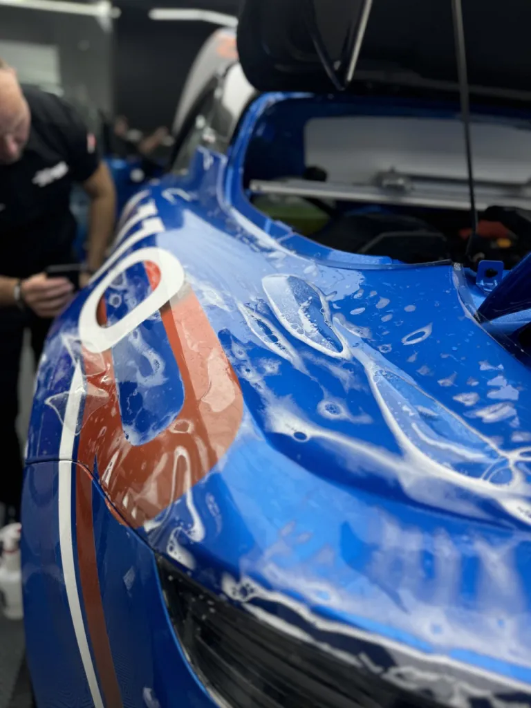 Alpine A110s | Pose d’un film de protection carrosserie XPEL à Nice