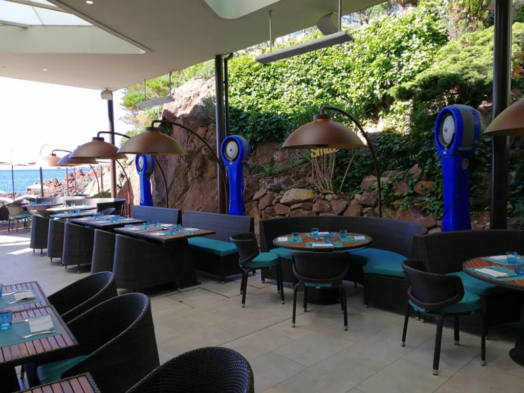 chauffage pour terrasse de bar cannes