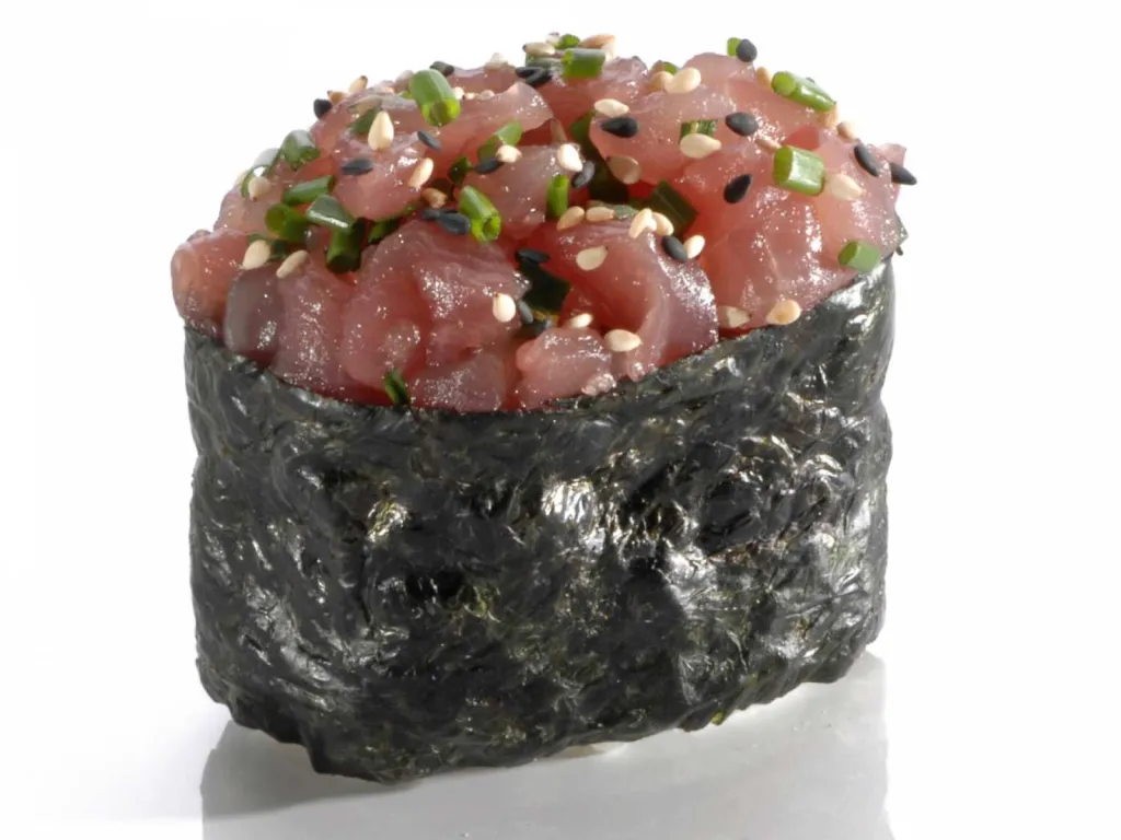 gunkan tartare thon ciboulette
