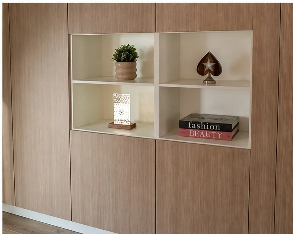 Réalisation d’un meuble TV et rangements sur mesure à Tournefeuille (31)