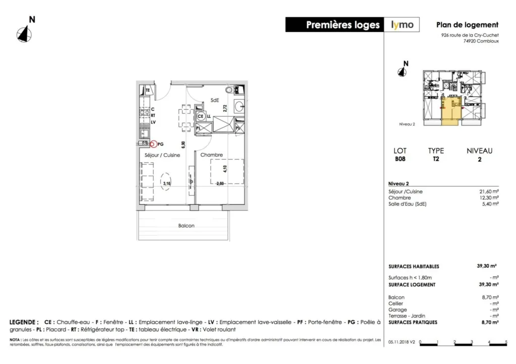 Combloux Un emplacement d'exception Appartement T2