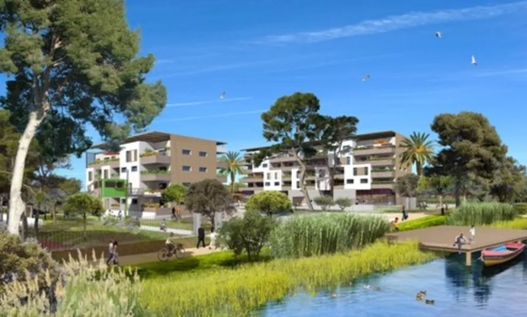 résidence avec vue sur le canal des quilles