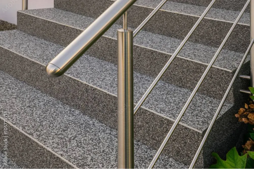 Pose garde-corps escaliers en aluminium Nice (06)