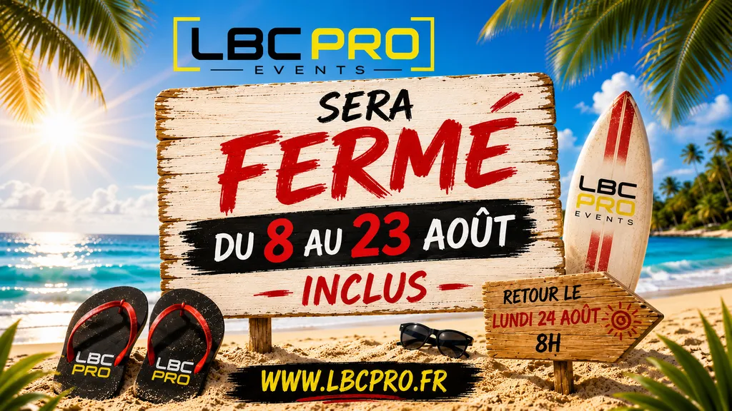 vacances été lbc pro events