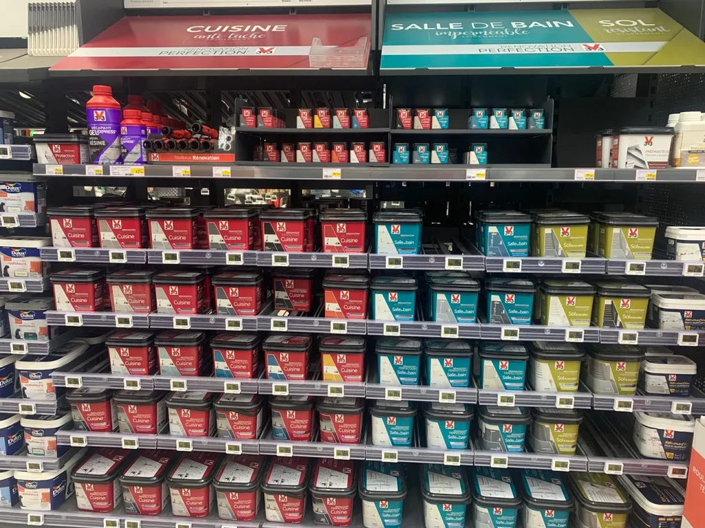 Peintures spécifiques cuisines et salle de bains V33