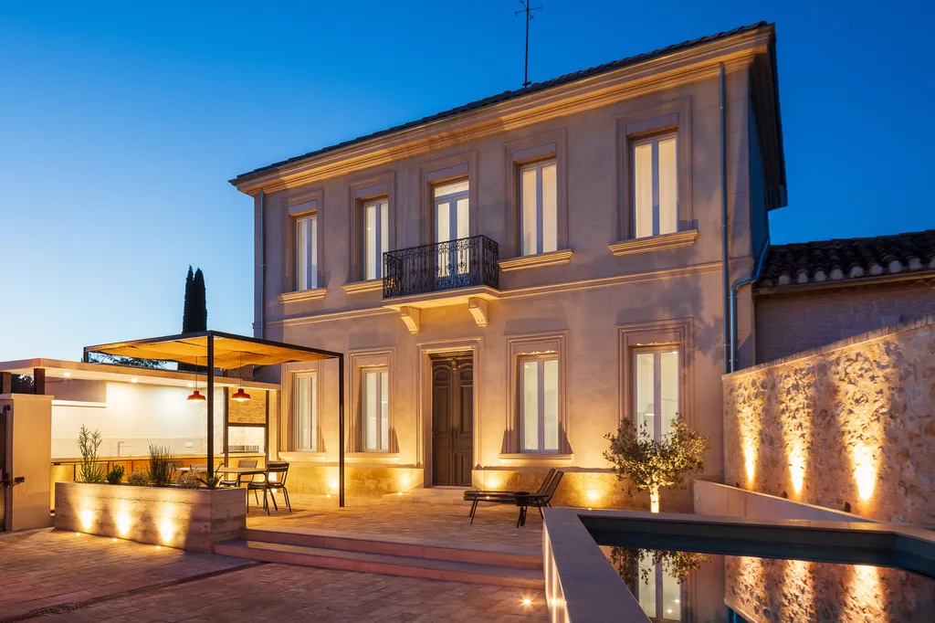 création des aménagements extérieurs d'une maison de maître