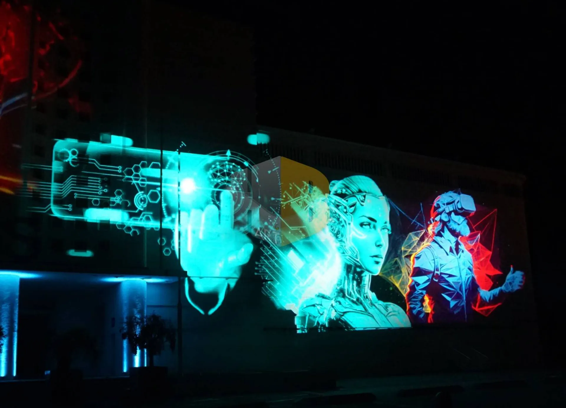 Projection personnalisée grâce au Mapplight pour vos évènement en région PACA