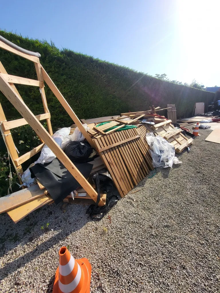 évacuation déchet chantier rouen