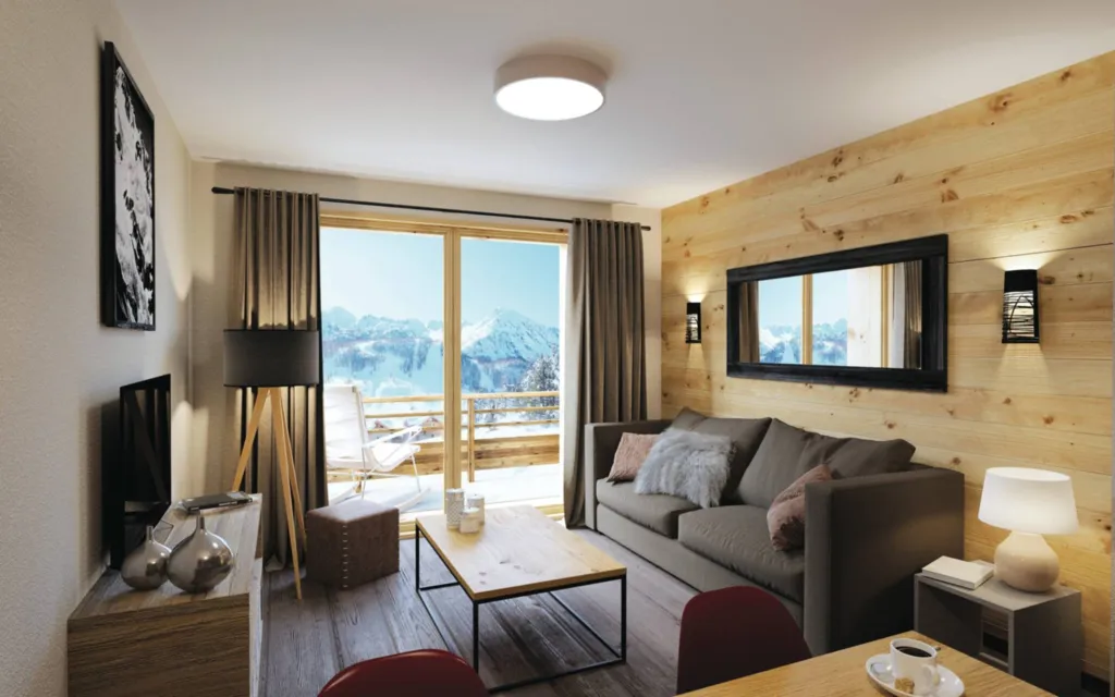 appartement mobilier résidence neuve aux Menuires www.bauvey.com