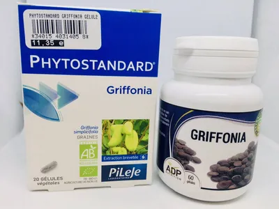 Griffonia pileje et ADP en pharmacie