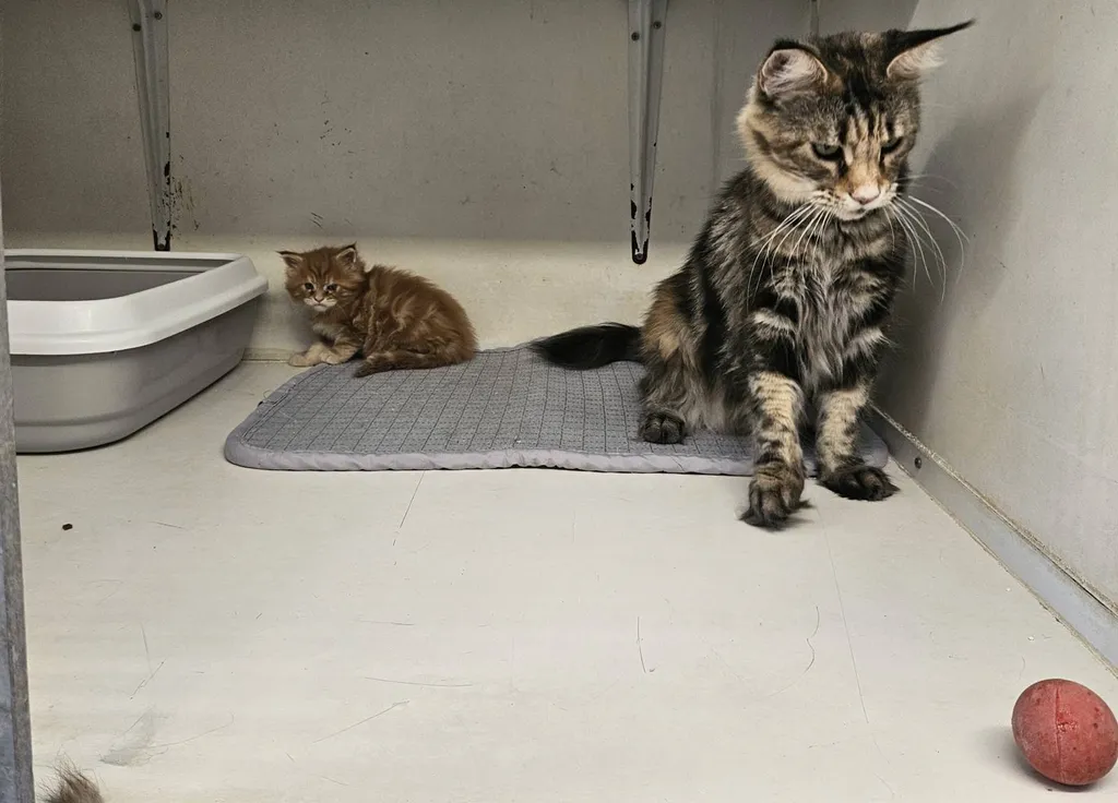 CHATON FEMELLE MAINE COON LOOF ELEVAGE DU PALAIS DES PAPES VENTE AVIGNON VAUCLUSE PACA